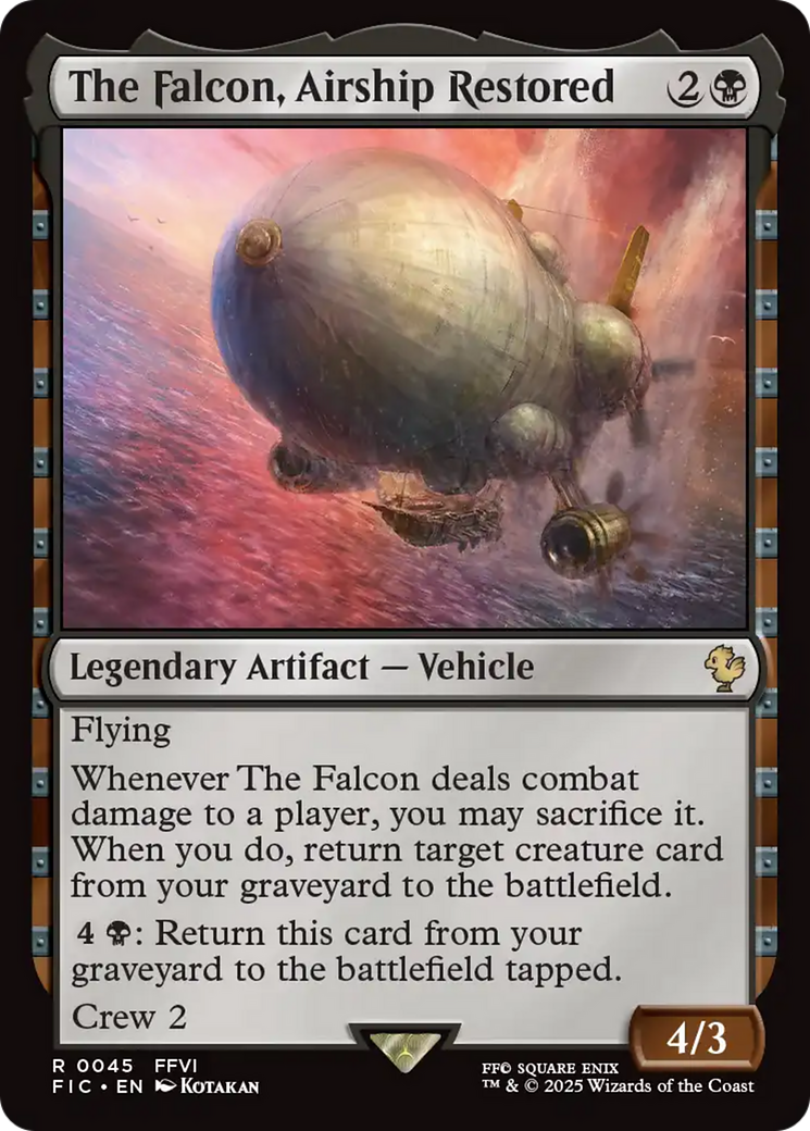 The Falcon, Airship Restored [FINAL FANTASY Commander] | Gear Gaming Bentonville