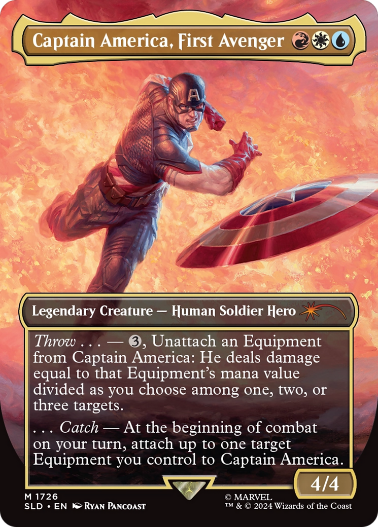 Captain America, First Avenger (Rainbow Foil) [Secret Lair Drop Series] | Gear Gaming Bentonville