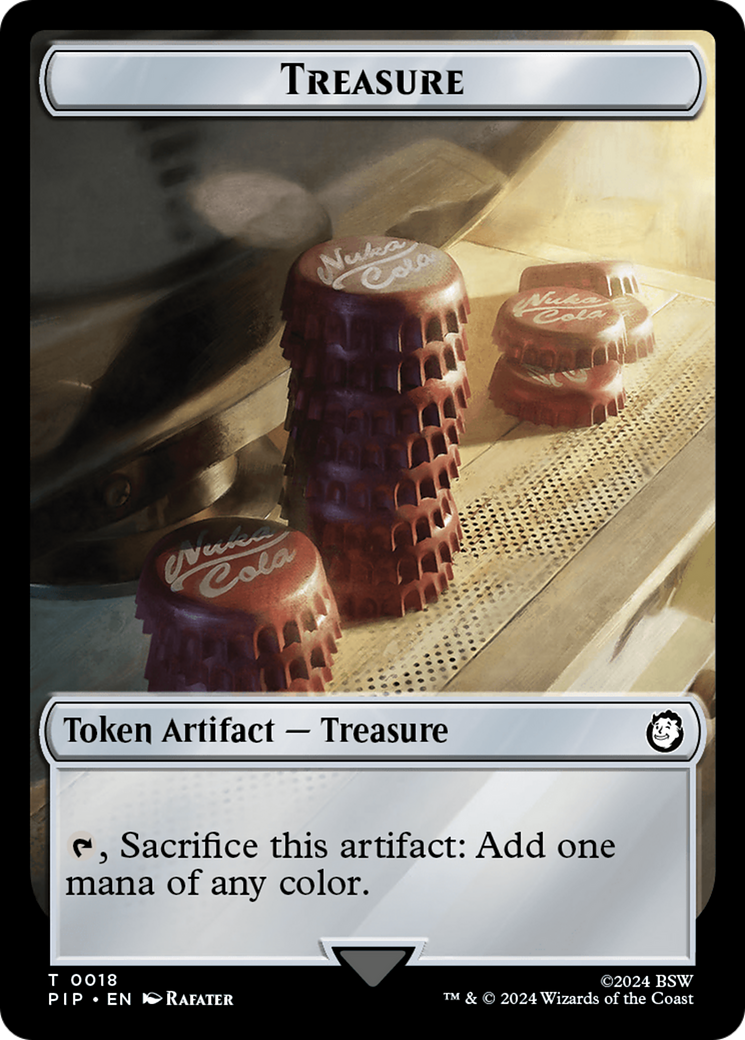 Treasure (0018) // Thopter Double-Sided Token [Fallout Tokens] | Gear Gaming Bentonville