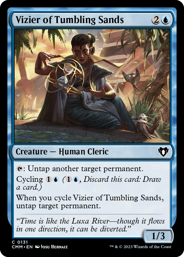 Vizier of Tumbling Sands [Commander Masters] | Gear Gaming Bentonville