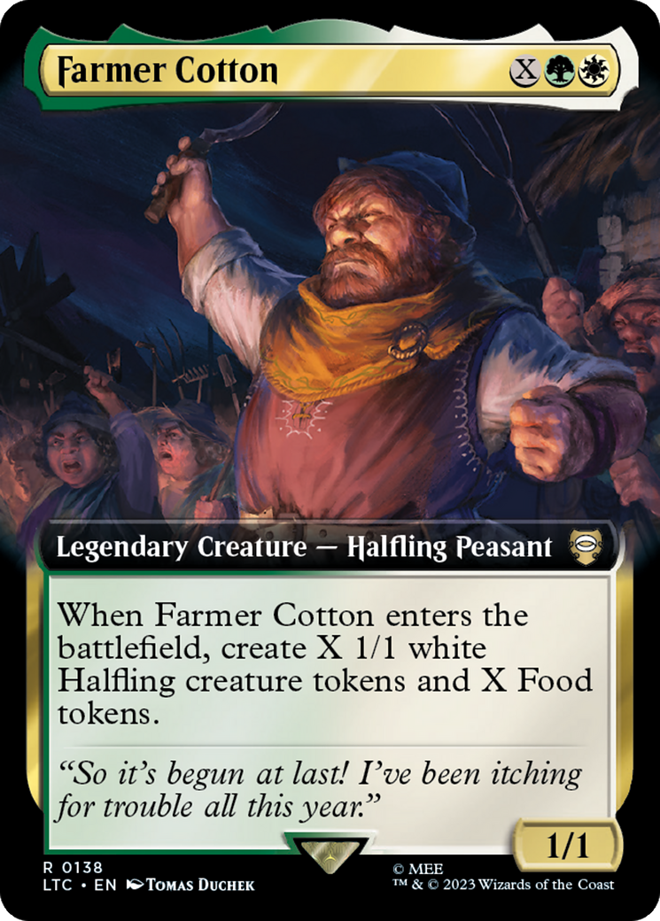 Farmer Cotton (Extended Art) [The Lord of the Rings: Tales of Middle-Earth Commander] | Gear Gaming Bentonville