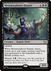 Metamorphosis Fanatic [Duskmourn: House of Horror Commander] | Gear Gaming Bentonville