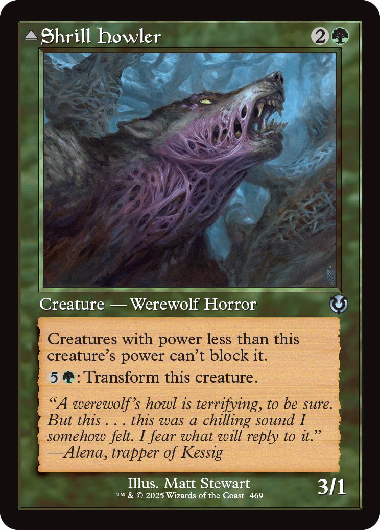 Shrill Howler // Howling Chorus (Retro Frame) [Innistrad Remastered] | Gear Gaming Bentonville