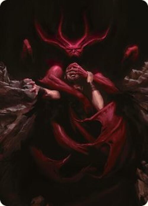 Infernal Grasp Art Card [Innistrad Remastered Art Series] | Gear Gaming Bentonville