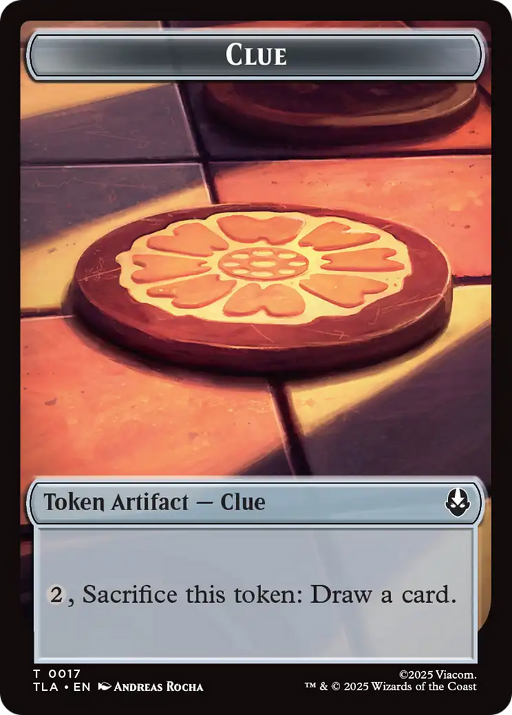 Monk // Clue (0017) Double-Sided Token [Avatar: The Last Airbender Tokens] | Gear Gaming Bentonville