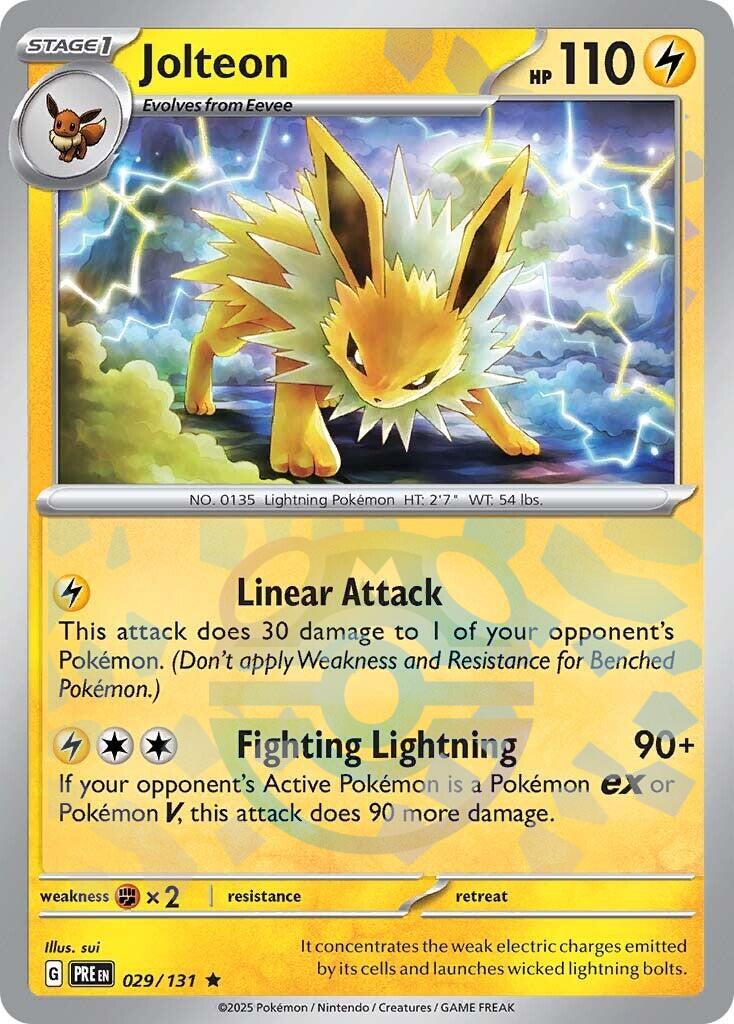 Jolteon (029/131) (Master Ball Pattern) [Scarlet & Violet: Prismatic Evolutions] | Gear Gaming Bentonville