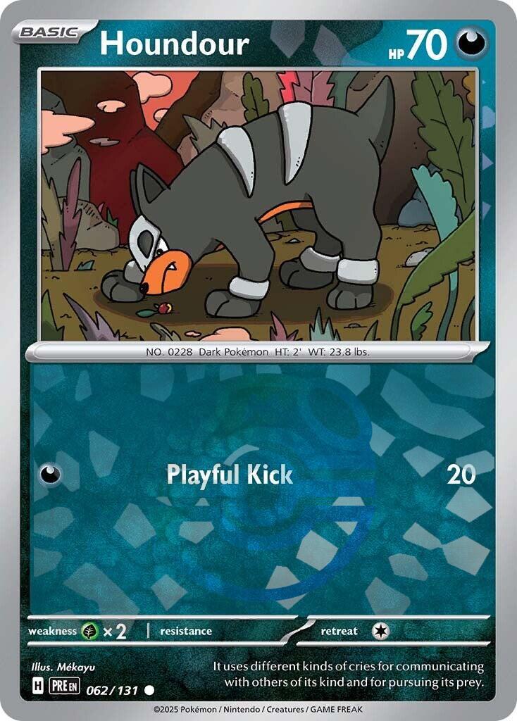 Houndour (062/131) (Master Ball Pattern) [Scarlet & Violet: Prismatic Evolutions] | Gear Gaming Bentonville