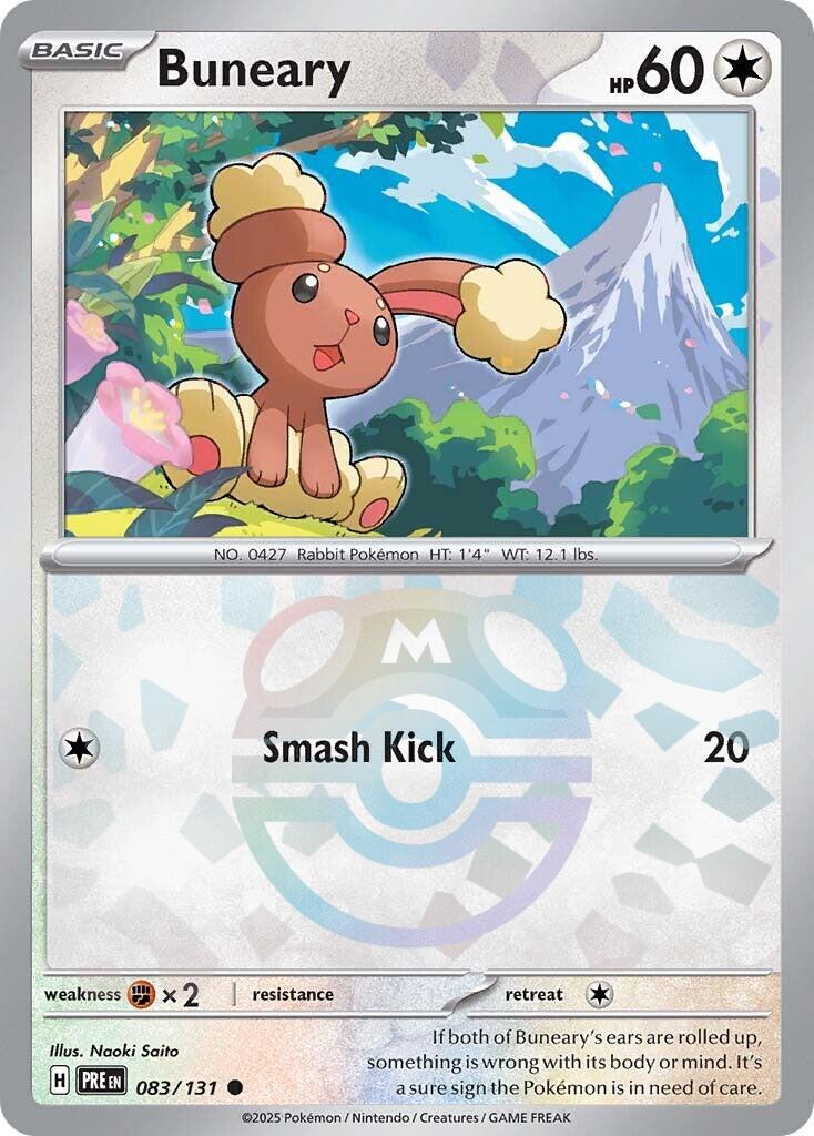 Buneary (083/131) (Master Ball Pattern) [Scarlet & Violet: Prismatic Evolutions] | Gear Gaming Bentonville