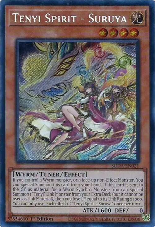 Tenyi Spirit - Suruya [SUDA-EN021] Secret Rare | Gear Gaming Bentonville