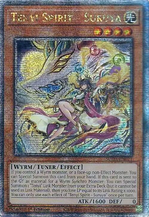 Tenyi Spirit - Suruya (Quarter Century Secret Rare) [SUDA-EN021] Quarter Century Secret Rare | Gear Gaming Bentonville