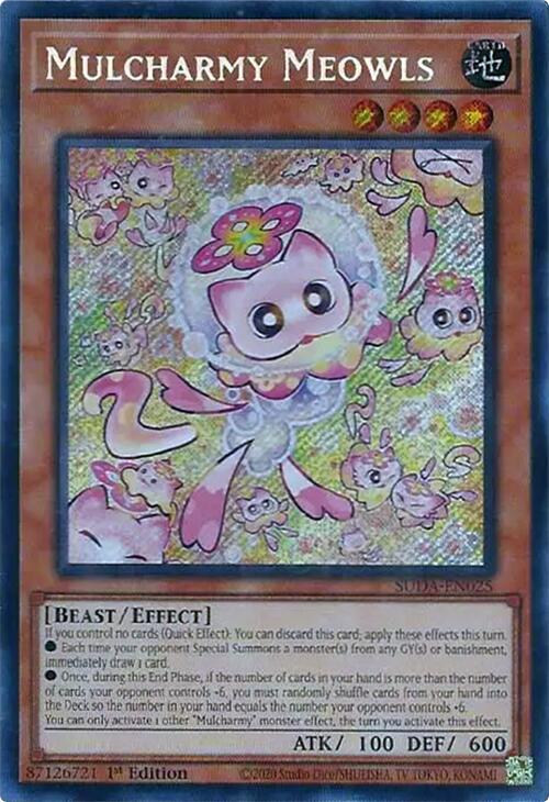 Mulcharmy Meowls [SUDA-EN025] Secret Rare | Gear Gaming Bentonville