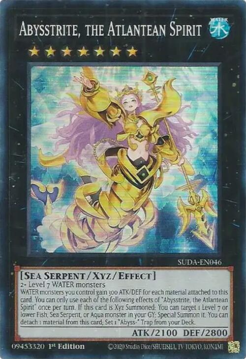 Abysstrite, the Atlantean Spirit [SUDA-EN046] Super Rare | Gear Gaming Bentonville