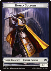 Human Soldier (0003) // Clue Double-Sided Token [Innistrad Remastered Tokens] | Gear Gaming Bentonville