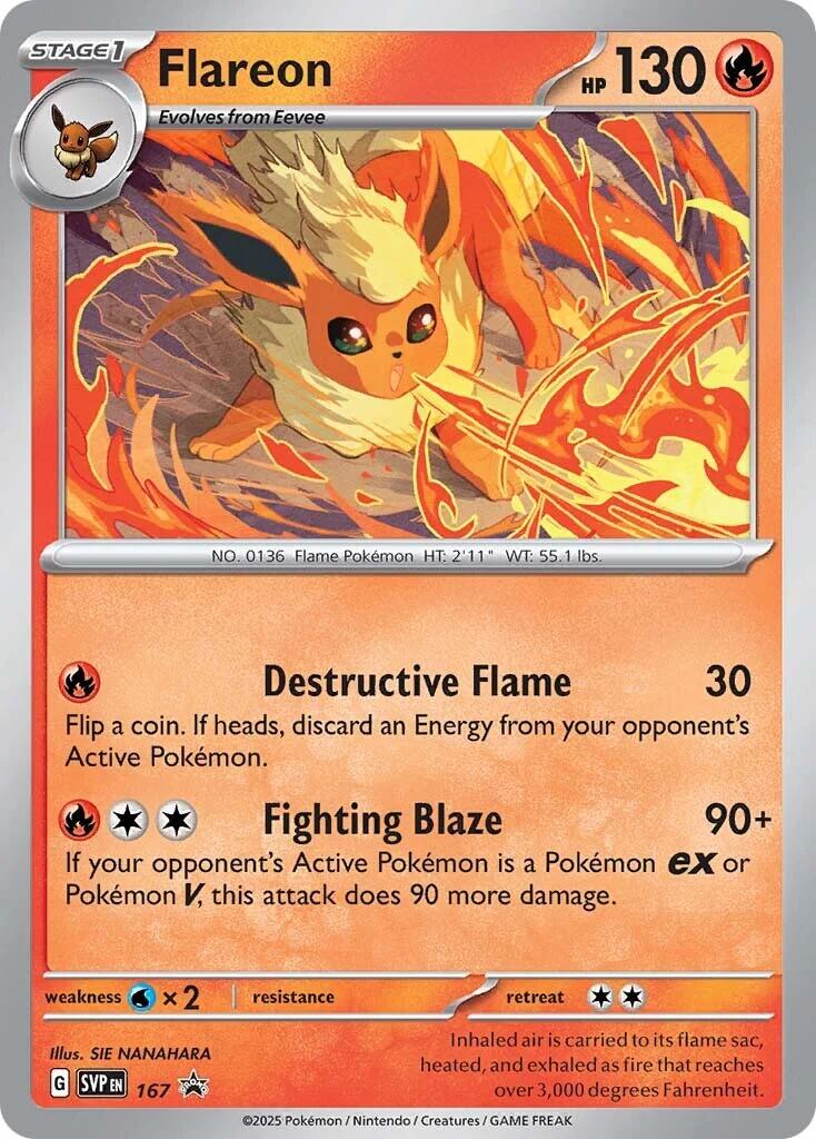 Flareon (SVP167) [Scarlet & Violet: Black Star Promos] | Gear Gaming Bentonville