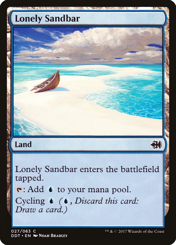 Lonely Sandbar [Duel Decks: Merfolk vs. Goblins] | Gear Gaming Bentonville