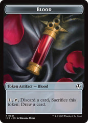 Blood // Vampire (0007) Double-Sided Token [Innistrad Remastered Tokens] | Gear Gaming Bentonville