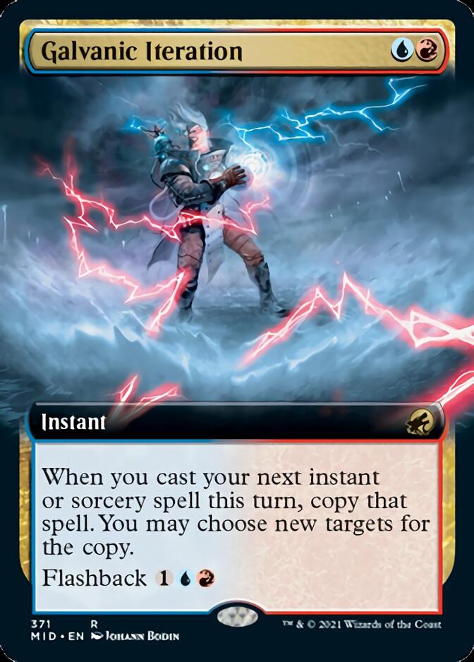 Galvanic Iteration (Extended Art) [Innistrad: Midnight Hunt] | Gear Gaming Bentonville