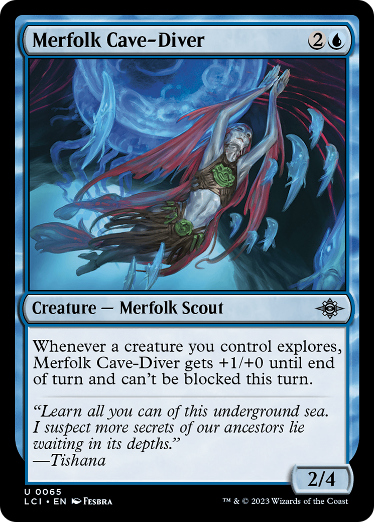 Merfolk Cave-Diver [The Lost Caverns of Ixalan] | Gear Gaming Bentonville