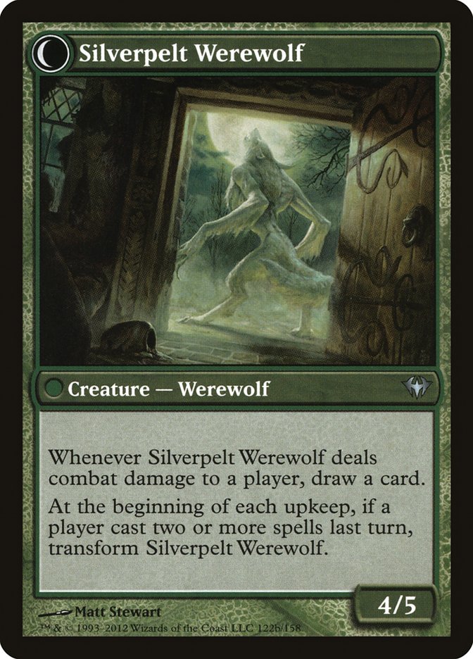 Lambholt Elder // Silverpelt Werewolf [Dark Ascension] | Gear Gaming Bentonville