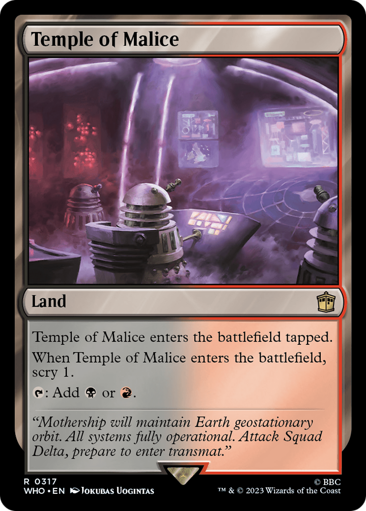 Temple of Malice [Doctor Who] | Gear Gaming Bentonville