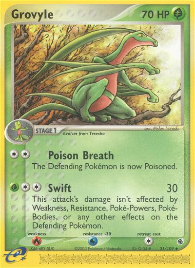 Grovyle (31/109) [EX: Ruby & Sapphire] | Gear Gaming Bentonville