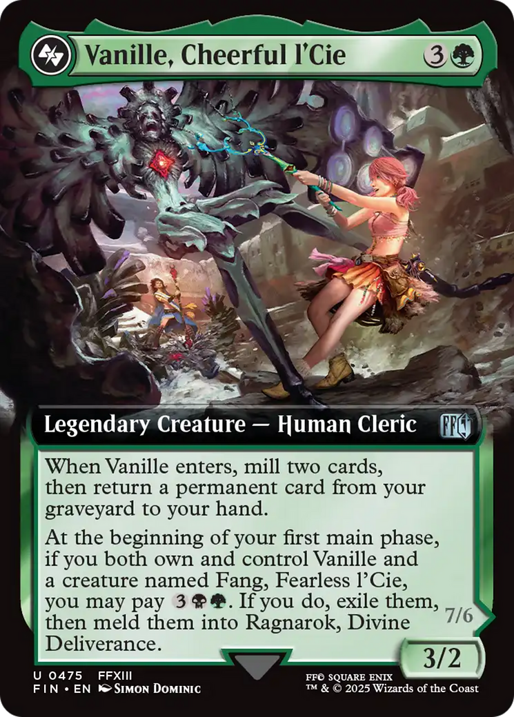 Vanille, Cheerful l'Cie // Ragnarok, Divine Deliverance (Extended Art) [FINAL FANTASY] | Gear Gaming Bentonville