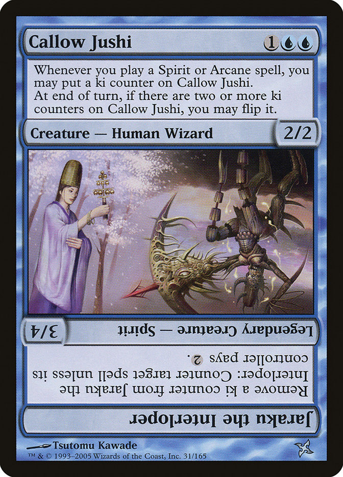 Callow Jushi // Jaraku the Interloper [Betrayers of Kamigawa] | Gear Gaming Bentonville