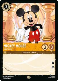 Mickey Mouse - True Friend (15) [Disney Lorcana Promo Cards] | Gear Gaming Bentonville