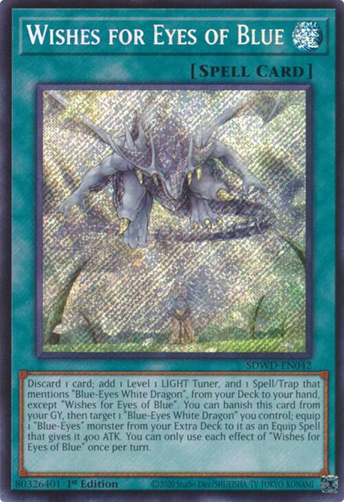 Wishes for Eyes of Blue (Secret Rare) [SDWD-EN042] Secret Rare | Gear Gaming Bentonville