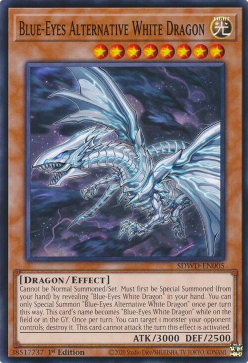 Blue-Eyes Alternative White Dragon [SDWD-EN005] Common | Gear Gaming Bentonville