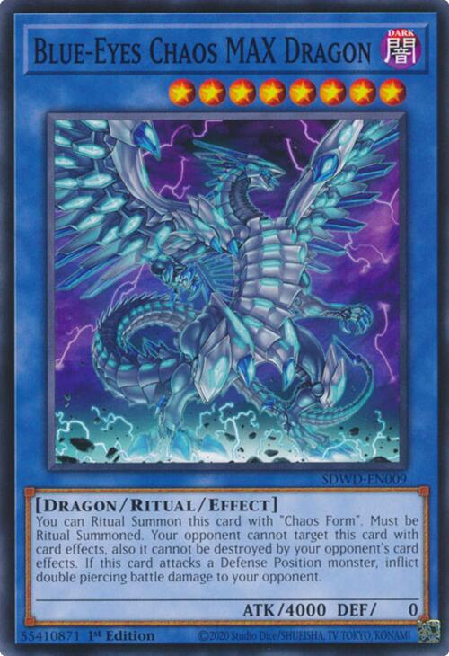 Blue-Eyes Chaos MAX Dragon [SDWD-EN009] Common | Gear Gaming Bentonville