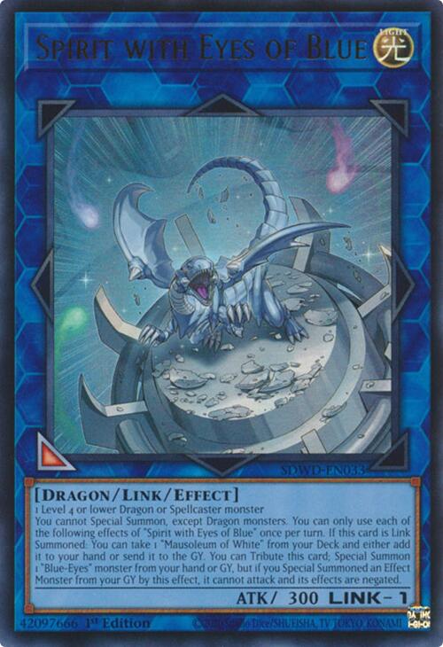 Spirit with Eyes of Blue [SDWD-EN033] Ultra Rare | Gear Gaming Bentonville
