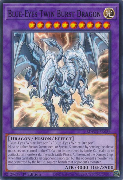 Blue-Eyes Twin Burst Dragon [SDWD-EN036] Common | Gear Gaming Bentonville