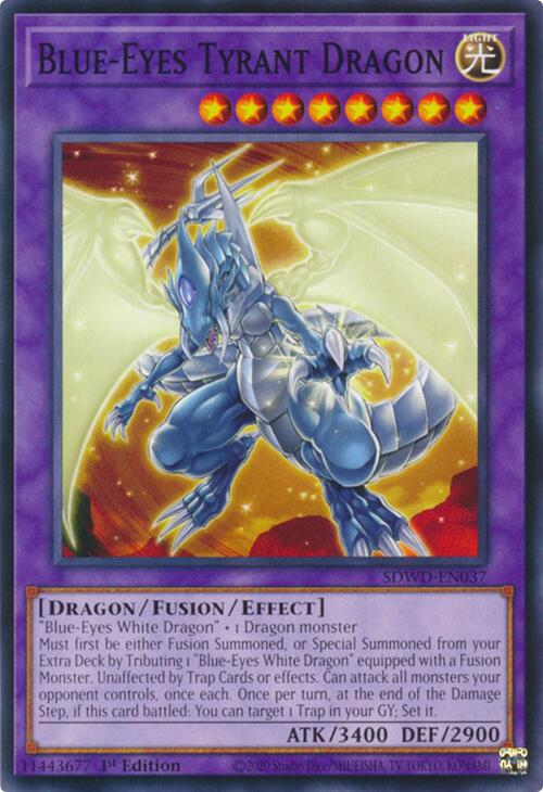 Blue-Eyes Tyrant Dragon [SDWD-EN037] Common | Gear Gaming Bentonville