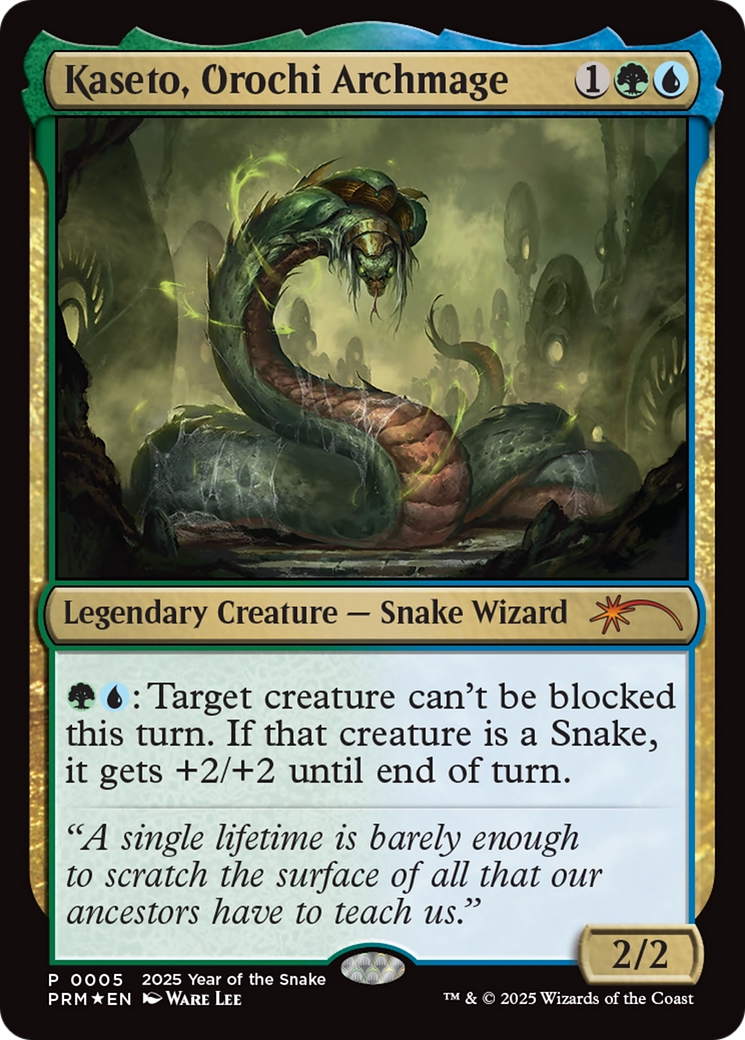 Kaseto, Orochi Archmage (Year of the Snake 2025) [Standard Showdown Promos] | Gear Gaming Bentonville