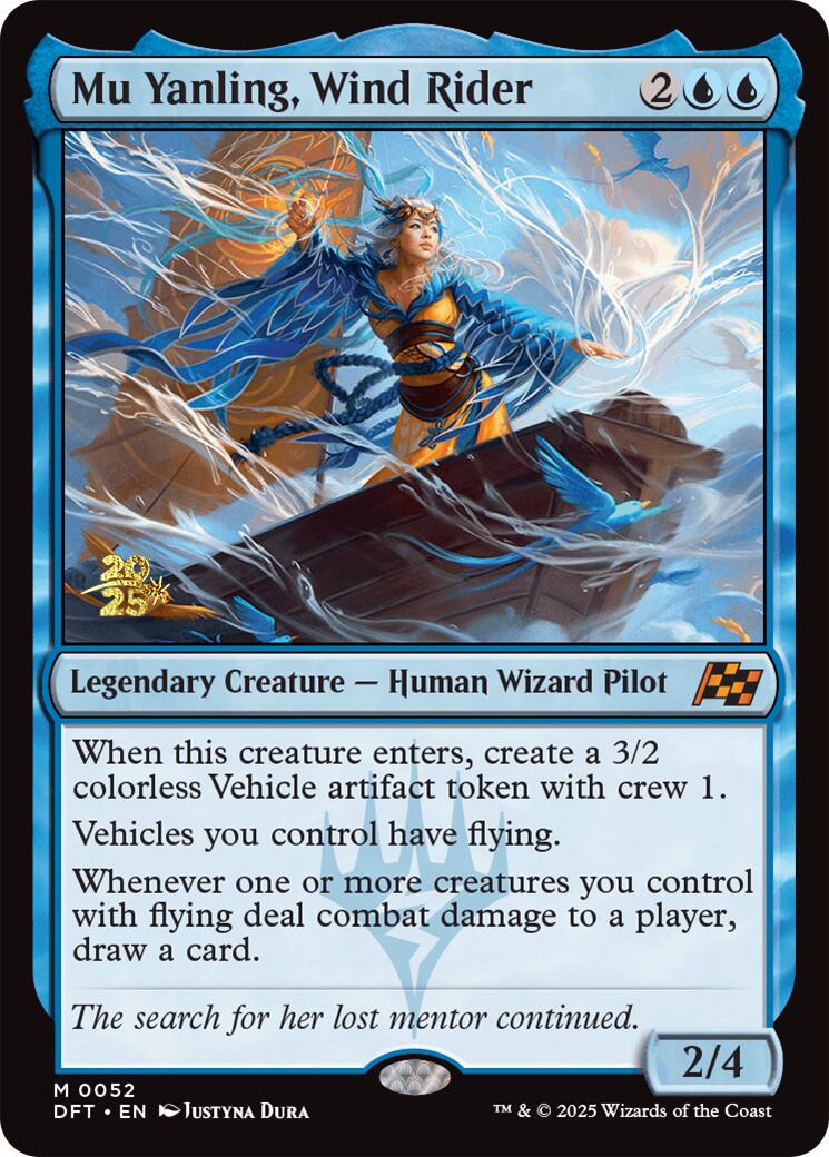 Mu Yanling, Wind Rider [Aetherdrift Prerelease Promos] | Gear Gaming Bentonville