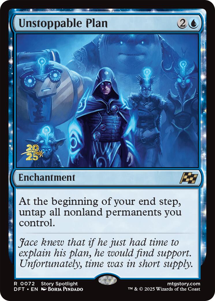 Unstoppable Plan [Aetherdrift Prerelease Promos] | Gear Gaming Bentonville