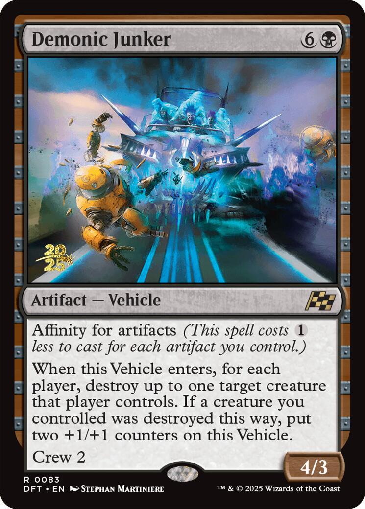 Demonic Junker [Aetherdrift Prerelease Promos] | Gear Gaming Bentonville