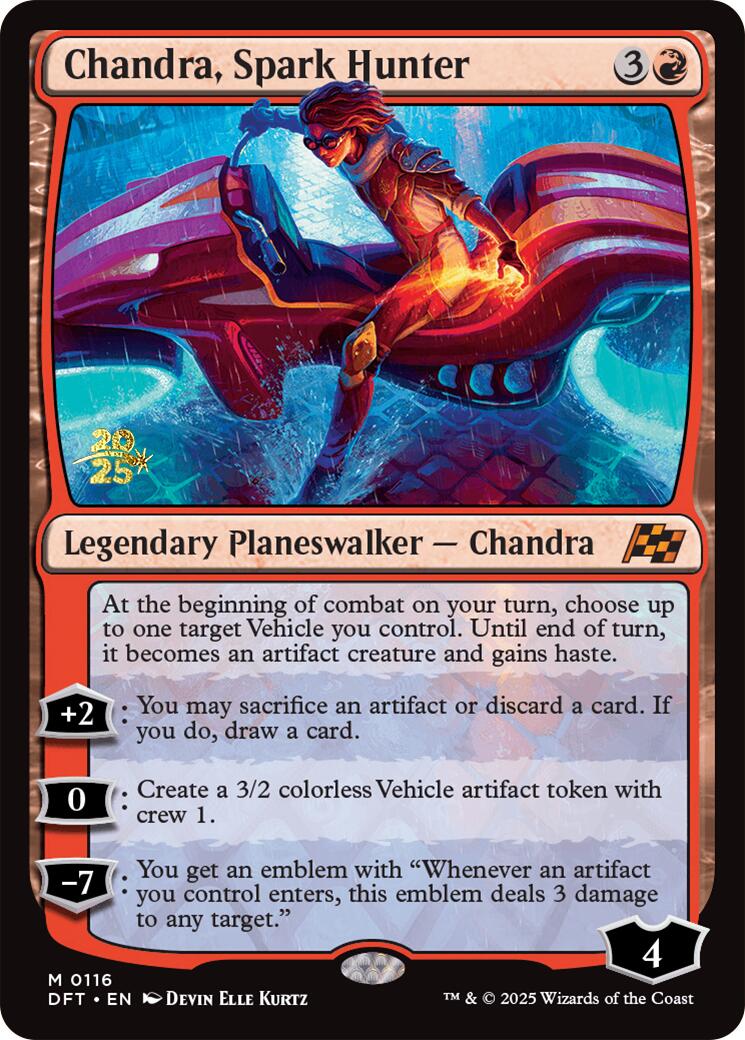 Chandra, Spark Hunter [Aetherdrift Prerelease Promos] | Gear Gaming Bentonville