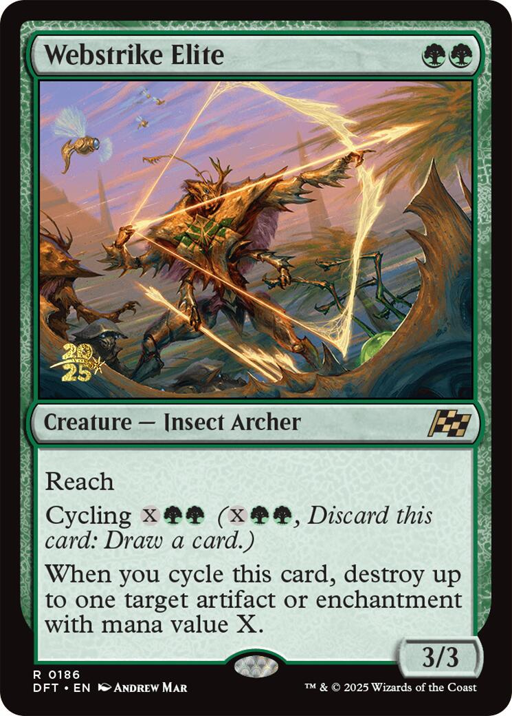 Webstrike Elite [Aetherdrift Prerelease Promos] | Gear Gaming Bentonville