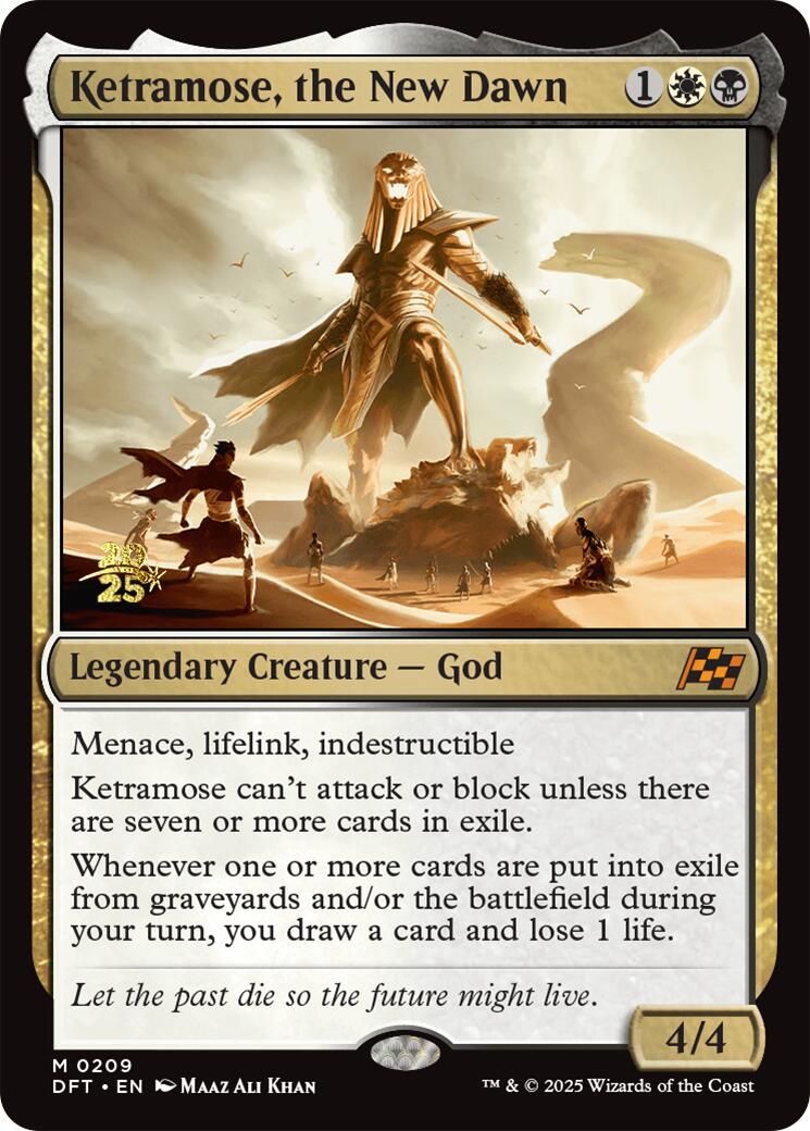 Ketramose, the New Dawn [Aetherdrift Prerelease Promos] | Gear Gaming Bentonville