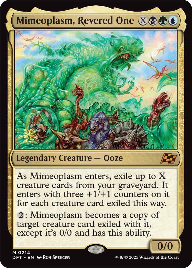 Mimeoplasm, Revered One [Aetherdrift Prerelease Promos] | Gear Gaming Bentonville