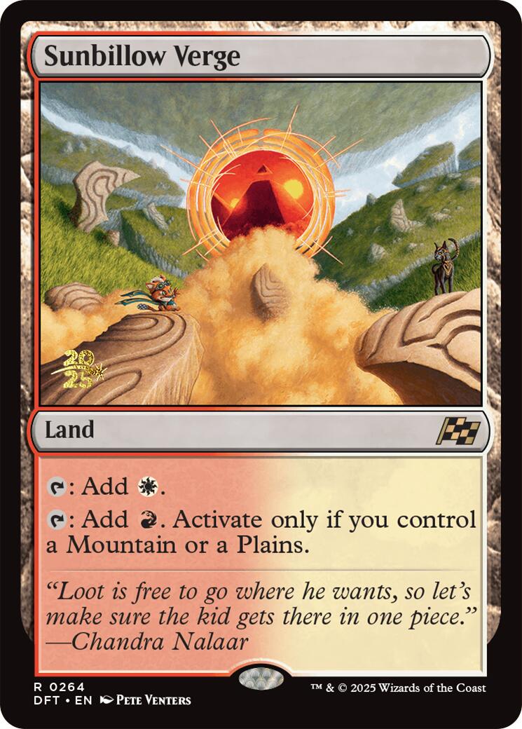 Sunbillow Verge [Aetherdrift Prerelease Promos] | Gear Gaming Bentonville