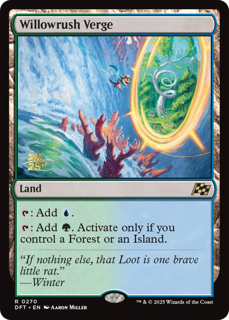 Willowrush Verge [Aetherdrift Prerelease Promos] | Gear Gaming Bentonville