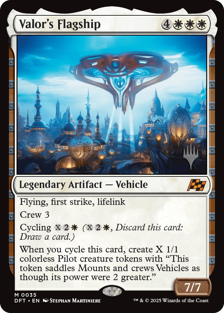 Valor's Flagship [Aetherdrift Promos] | Gear Gaming Bentonville