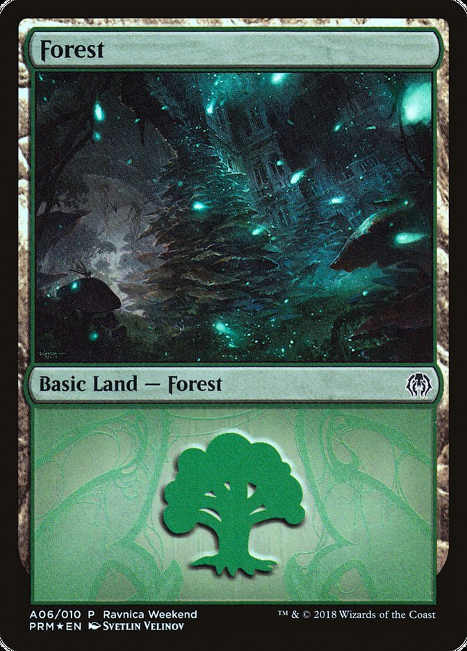 Forest (A06) [Ravnica Allegiance Ravnica Weekend] | Gear Gaming Bentonville