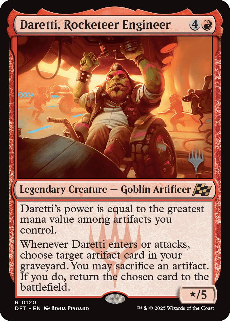 Daretti, Rocketeer Engineer [Aetherdrift Promos] | Gear Gaming Bentonville