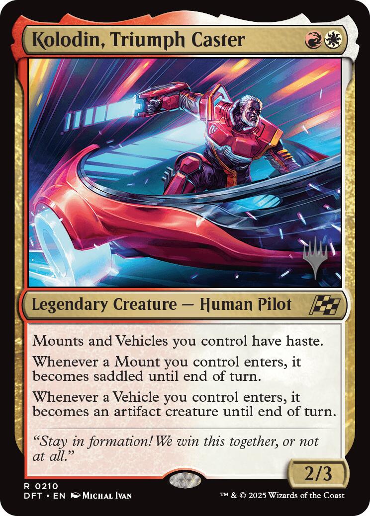 Kolodin, Triumph Caster [Aetherdrift Promos] | Gear Gaming Bentonville