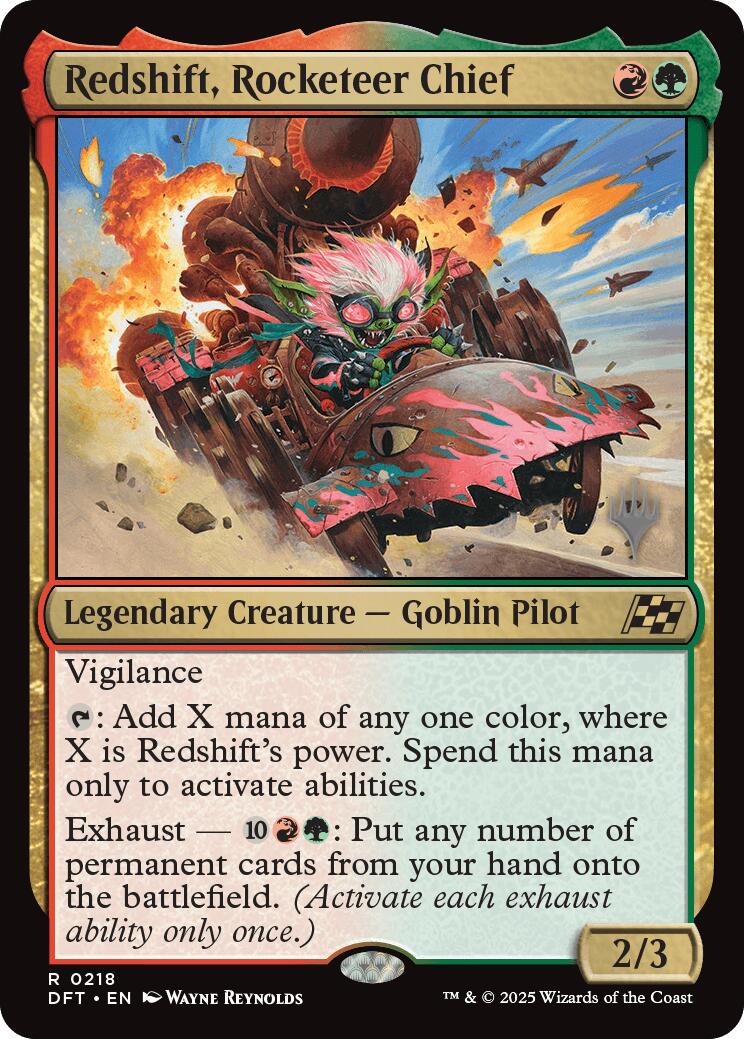 Redshift, Rocketeer Chief [Aetherdrift Promos] | Gear Gaming Bentonville