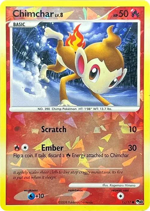 Chimchar (012/017) (Cracked Ice Holo) [POP Series 8] | Gear Gaming Bentonville